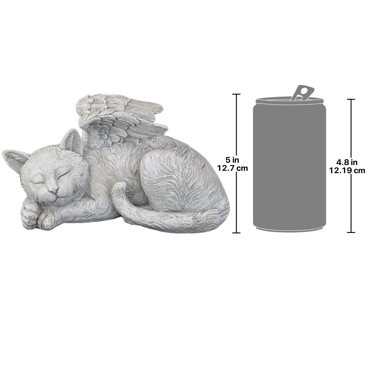 Image Thumbnail for Cat Angel Memorial Statue